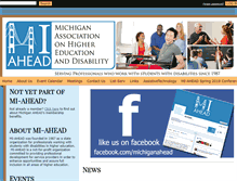 Tablet Screenshot of mi-ahead.org